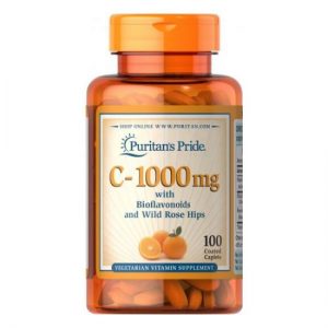 Puritan's Pride Vitamin C-1000 mg with Bioflavonoids & Rose Hips