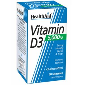 HealthAid Vitamin D3 5000iu 30's Capsules