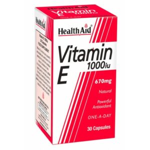 HealthAid Vitamin E 1000iu Natural 670mg - 60 Caps