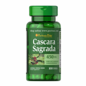 Puritan's Pride Cascara Sagrada 450 mg-100Capsules