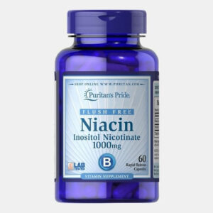 Puritan's Pride Niacin Inositol Nicotinate 1000 mg- 60 Caps