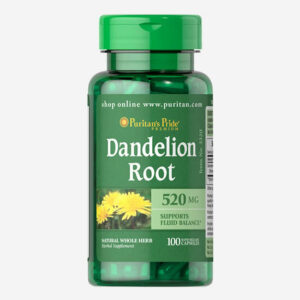 Puritan's Pride Dandelion Root 520 mg - 100 Caps