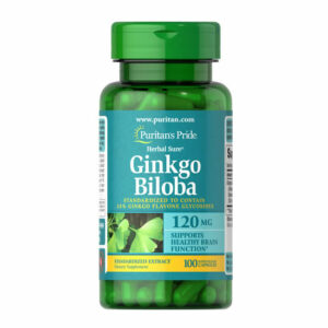 Puritan's Pride Ginkgo Biloba Standardized Extract 120 mg - 100 Caps