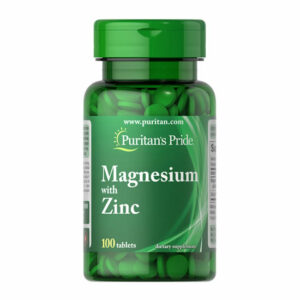 Puritan's Pride Magnesium with Zinc -100 Tabs