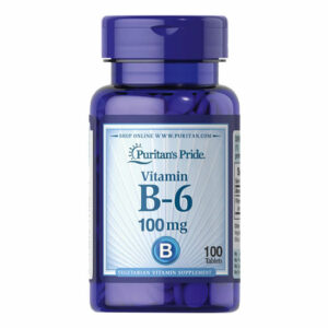 Puritan's Pride Vitamin B-6 100mg - 100 Tabs